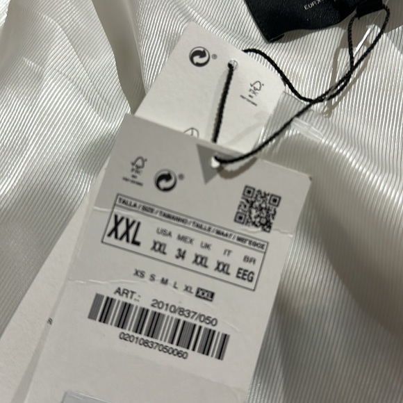 NWT ZARA TEXTURED CROPPED BLAZER BLOGGGERS FAV - Picture 10 of 12